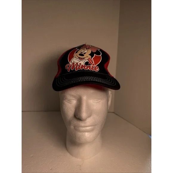 Child's Red / Black Baseball Cap - Disney Minnie Mouse‎ - Picture 8 of 8